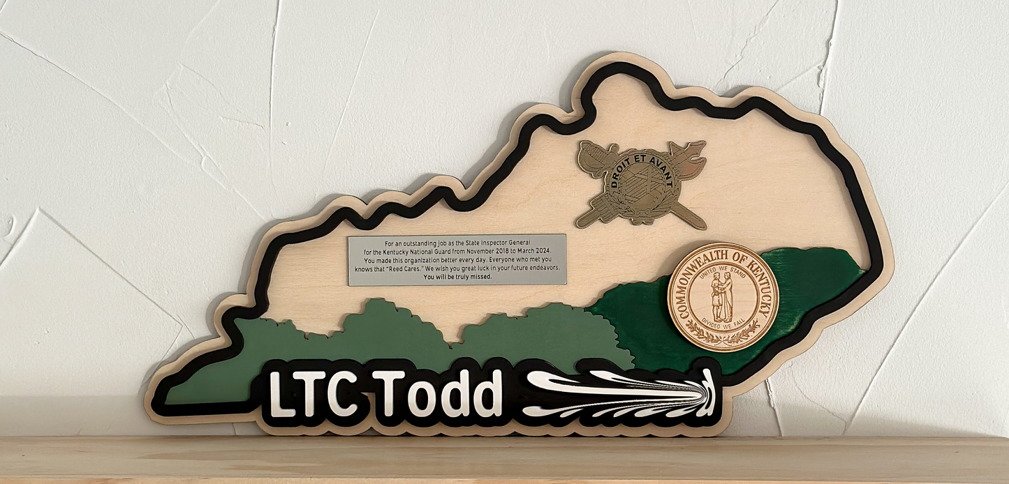 Air Force Going Away Gift – Custom PCS Sign