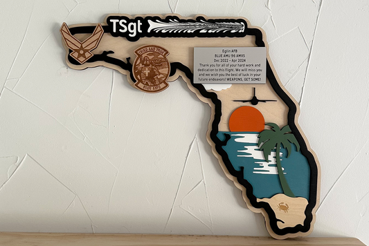 Air Force Going Away Gift – Custom PCS Sign