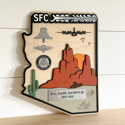 Air Force Going Away Gift – Custom PCS Sign