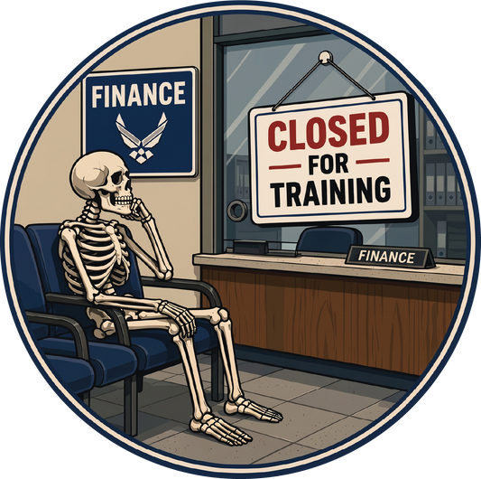 Finance Closed Military Magnet | Funny Fridge & Toolbox Magnet