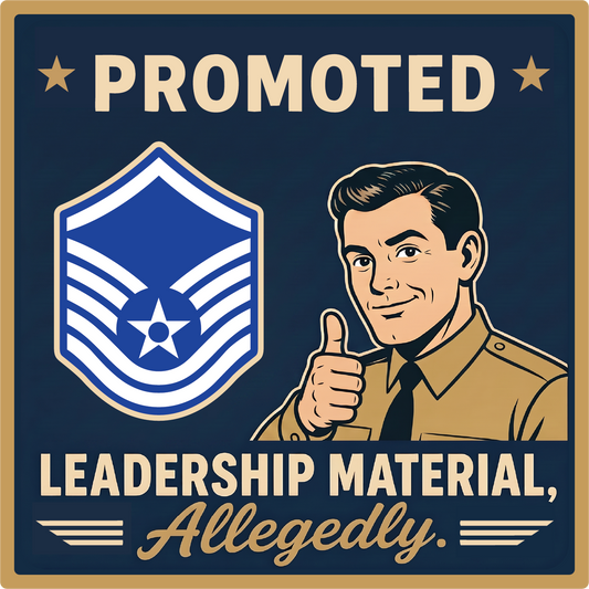 Leadership Material Military Magnet | Funny Fridge & Toolbox Magnet