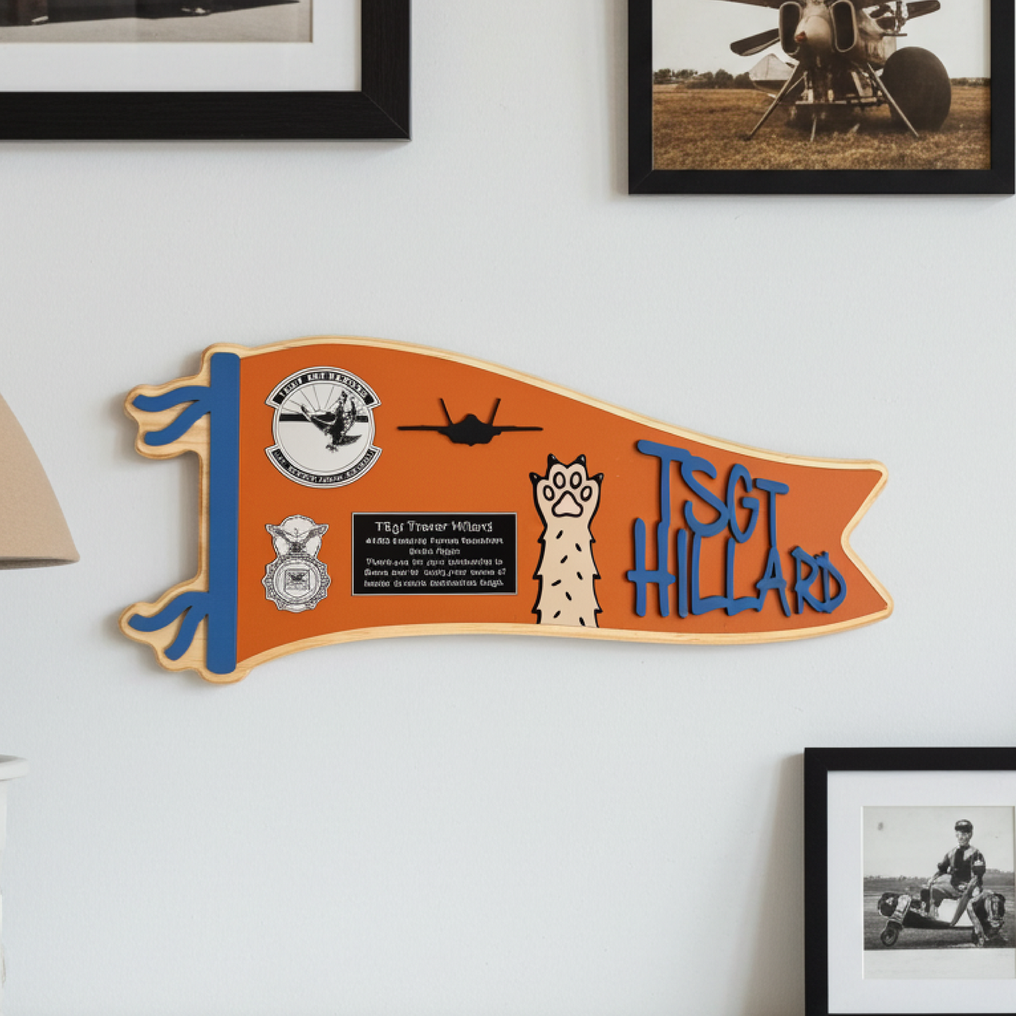 Air Force Pennant Flag Going Away Gift