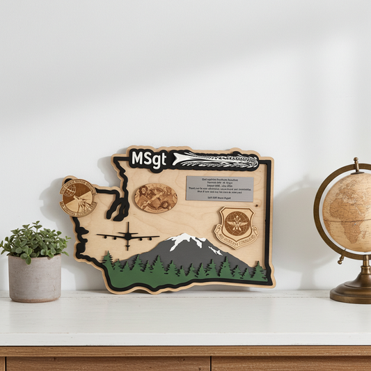 Air Force Going Away Gift – Custom PCS Sign